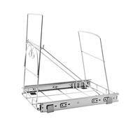 Slide Out Trash Can Rack for Kitchen Sink - Pull Down Cabinet Trash for Easy Access Space-Saving Design & Efficient Waste Management Solution
