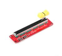 Slide Potentiometer Module 10K Dual Channel Adjustable Resistor for Arduino and Microcontroller Projects, 6 Pack with Compact Design for 3.3V and 5V Systems