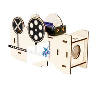 Slide Projector Handcraft Materials Pack for Physics Experiments Optical Imaging Teaching Aid for Middle School Science Physics Teaching Materials Assembly