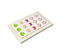Slide Puzzle | Wooden Animal Learning Toy - Logic Puzzle Game | for Adults Kids Boy Girls Travel Party Favors Stocking Stuffers Home Travel