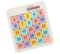 Slide Puzzles For Kids - Magnetic Number Brain Teaser Game | 6x6 Intelligence Blocks Toy | For Adult Boys Kids Home Travel Camping School Birthday, Early Learning Educational Tangram Puzzle