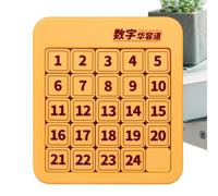 Slide Puzzles for Kids - Magnetic Number Brain Teaser, Intelligence Blocks Game with Sturdy Educational Design, Enhances Counting Problem Solving and Focus, Ideal for Boys Girls Home Travel Camping Sc