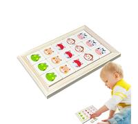 Slide Puzzles for Kids | Wooden Animal Toy - Funny Puzzle Board Game,for Kids Boys Girls Indoor Stocking Stuffers Party Favors Airplane Travel