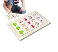 Slide Puzzles for Kids | Wooden Animal Toy | Logic Puzzle Game - for Adults Kids Boy Girls Travel Party Favors Stocking Stuffers Home Travel