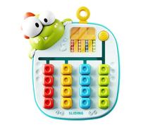 Slide Puzzles Four-Color Logic Training Brain Teaser Toy | Cartoon Animal Design Color Matching Puzzle Board for Boys Girls Youth Home Classroom Travel Road Trip Birthday Family
