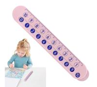 Slide Ruler - ABS Educational Addition & Subtraction Tool - Math Number Line | Number Decomposition 0-10 - Children's Learning Aid For First Grade, Math Games & Arithmetic Enlightenment