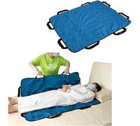 Slide Sheet Transfer Board Positioning Pad for Easy Lifting and Transferring Reusable with 8 Handles for People with Reduced Mobility and Overweight
