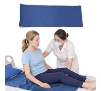 Slide Sheets for Moving Patients on Bed, 75x150cm Reusable Positioning Bed Pad, Patient Transfer Slide Sheet for Hospitals, Home Care, Cars, Wheelchairs, Elderly and Disabled (Blue)