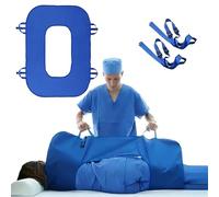 Slide Sheets for Moving Patients on Bed,80×110cm Slide Sheet with Handles Sliding Sheets for Bed Mobility with Storage Bag Patient Elderly Transfer Slide Sheet for Hospitals, Home Care (Royal Blue-O)