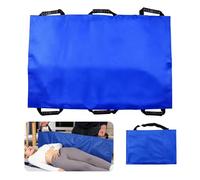Slide Sheets for Moving Patients on Bed, Slide Sheet with Handles, Tubular Transfer Slide Sheet for Cars Wheelchairs Obese People Elderly Hospitals Home Care (70 * 110cm, Blue)