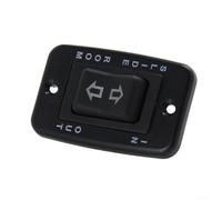 Slide Switch in/Out Motor Contoured Rocker Switch, 20 Amp Continuous 40 Amp Peak, DC Electrical, 5 pin, Plastic Metal Construction Easy Install