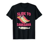 Slide to Savasana Yoga Mindfulness Apparel T-Shirt