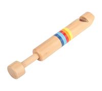 Slide Whistle Toy, Wood Push Pull Organizer, Handmade Flute Instrument Early Education Interactive Musical Sense Development Hand Eye Coordination Household Gear Reliable