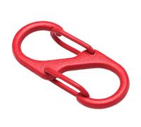 Slidelock Metal Duals Locking Carabiner Key Holder With Locking Gate Carabiner Organizers Keys Camping Accessories Metal Double Sided Spring Gate Hook Keychain Clasp