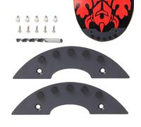 Slider: Black Metal Double Plate Kit, Rear Pressure Pad Accessory, Skating Improvement Device, Creative Fire Effect Add-on | for Ska