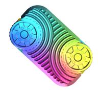 Slider Fidget - 5.6cm Engaging Sensory Textured Quiet Calming - Compact Wheel Sensory Relief Metal Fidget Toy | Elegant For Children Teens Men Women Home Office Classroom School Commute