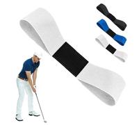 Slider Golf Training Aid, Adjustable Swing Correcting Arm Band, Innovative Arm Connection Aid with Strong Restraining Power, for Swing Correcting Improve Stability, Unisex (White)