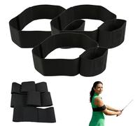 Slider Golf Training Aid, Golf Swing Training Aid For Beginners, Adjustable Golf Swing Trainer Correcting Arm Band For Men Women, Professional Motion Correction Belt Improve Swingstability (3pcs)