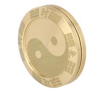 Slider Lucky Coin Metal Decompression Portable Tai Chi Cycle Slider Lucky Coin For Daily Life