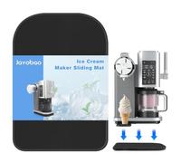 Slider Mat for Ninja Swirl NC701 Ice Cream Maker, Bamboo Countertop Sliding Caddy & Mover Tray, Kitchen Appliance Accessories Compatible with Ninja Ice Cream Machine, Black