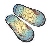 Sliders Catch Dream Net Fluffy Slippers Lightweight Cotton Slippers For Big Kid Adult Trip M
