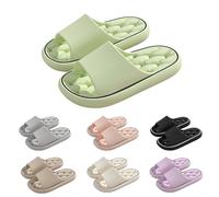 Sliders Cloud Slippers Women Men, Lightweight Slippers Cloud Sliders for Human Engineering,Non-Slip Flip Flops Open Toe Ultra-Soft Shower Shoes, Quick Drying for Beach House Indoor/Outdoor