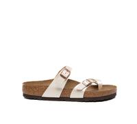 Birkenstock Thong ''Mayari'' from Birko-Flor in Graceful Antique Lace, Beige (Graceful Pearl White), 5.5 UK