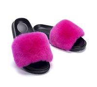 Sliders for Women, Slippers Warm Comfortable Soft For Women Slides Flip Flop Indoor Home Slippers Fluffy Sandals Winter Shoes for Indoor Outdoor Fashion Sandals