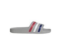 adidas Unisex Adilette Aqua Slides, grey two/mystery ink/pure ruby, 7 UK