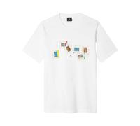 Slides Cotton T-shirt - male - PS By Paul Smith - T-Shirts - White - M - Tops M
