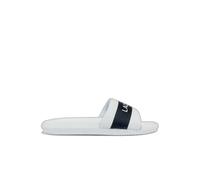 Lacoste Croco Textile Logo Slides White EU 39 1/2 Men