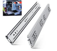 SLIDEWAY Heavy Duty Drawer Runners Slides,90Kg Load Capacity Drawer Slide Full Extension Ball Bearing Draw Runner,Side Mount Rails Track Glides 1 Pair -10"(250mm)