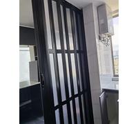 Sliding Accordion Door for Kitchen Pantry, Folding Divider Door with Handle & Magnetic Door Post, Thermal Insulated Indoor Screen Door