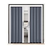 Sliding Accordion Door with Lock for Laundry Room Multifold Accordion Doors Interior Aluminum Frame, Foldable Design with Frosted Panel for Privacy(46x80in (117x203cm))