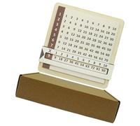 Sliding Action Wooden Multiplication Table Chart Math Teaching Aid for Students Mastering Concepts Gamified