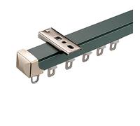 Sliding Aluminium Alloy Ceiling Track - 1m to 6m - Wall Mount Rail for RV & Room Divider - Single Track (A-Ceiling Mount 400cm/13.1ft)
