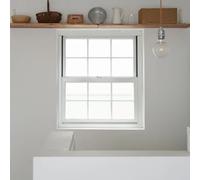 Sliding Aluminum Alloy Window, French Style White Shed Design for Ventilation and Light, Ideal Replacement for Kitchen, Basement, Garage, Bathroom