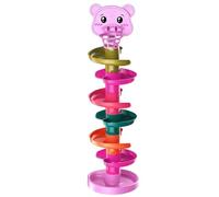 Sliding Ball Tower - ABS 43.5x14x14cm Kids Toy, Rolling Ball Slide Track | Engaging Learning Activity for Boys Girls 1-3 Years Old, Develops Coordination, Travel Play, Single Piece Rolling