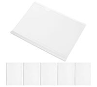 Sliding Bar Report Covers 50 Pcs Sliding Bar Clip Transparent Document Holders Report Covers File Jackets for Report Cover