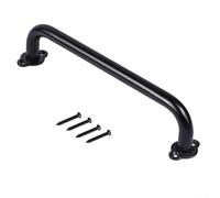 Sliding Barn Door Flush Handle Gate Hardware Set in Matte Black for Stylish Interiors