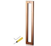 Sliding Barn Door Handle Set - Heavy Duty Stainless Steel Pull Push Handles, Back to Back Mounting, Complete Installation Kit for Modern Homes