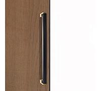Sliding Barn Door Handle,Single-Side Glass Door Handlesets,Heavy Duty Stainless Steel Push and Pull Shower Door Handle,Matte Black/White(B-800mm)