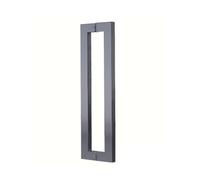 Sliding Barn Door Handle, Stainless Steel Glass Pull for Bathroom, Shower, Tubular Back-to-Back Design, Easy Push/Pull, Ideal for Shed Doors, Length 800mm