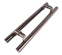 Sliding Barn Door Handle, Stainless Steel Push Pull Handle for Interior Exterior Glass Doors in Bathroom, Shop, Studio, Club
