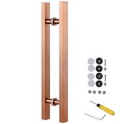 Sliding Barn Door Handles - Double Sided Pull with Anti-Rust Design for Easy Installation on Office and Glass Doors