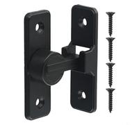 Sliding Barn Door Lock Heavy Duty Zinc Alloy with 90 Degree Flip Latch for Reliable Security on Gates and Doors