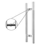 Sliding Barn Door Shower Door Glass Door Handle/Tube Type Stainless Steel Commercial Sliding Door Handle, 5 Sizes(One Color-800 * 600Mm)
