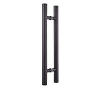 Sliding Barn Door Shower Door Stainless Steel Black Glass Door Handle/Tube Type Commercial Sliding Door Handle, 5 Sizes(One Color-600 * 400Mm)