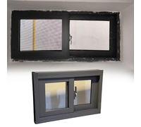 Sliding Basement Window, 18 20 24 26 27 28 30 32 34 36 in Wide Household Windows, Custom Slider Window for Playhouse/Mobile Home/Garage(28x24in/71x61cm)