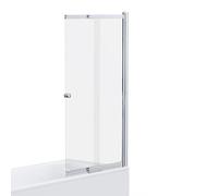 Sliding Bath Shower Glass Extending Screen Reversible Door Panel